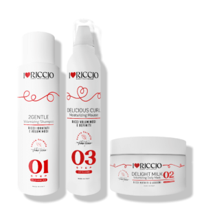 Mini Size Curly and Wavy Hair with Mousse