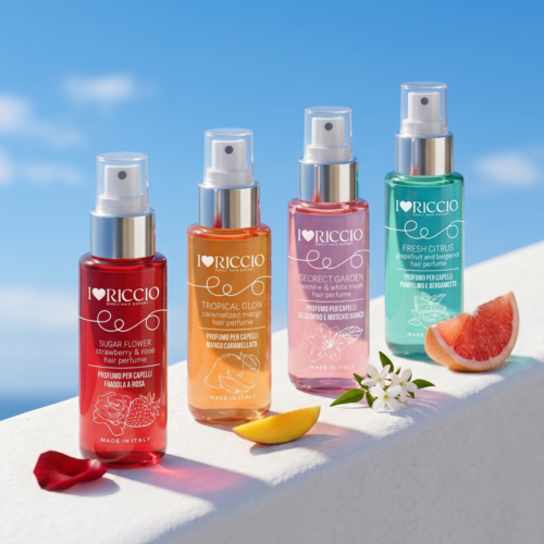 <b>Nuovi profumi<br>per capelli</b>